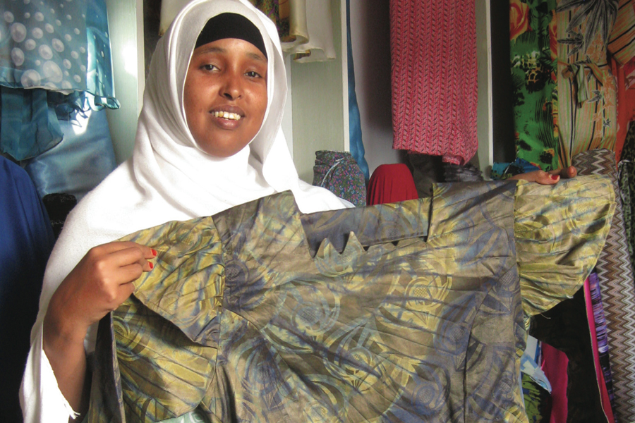 Photo of a Somali female entrepreneur